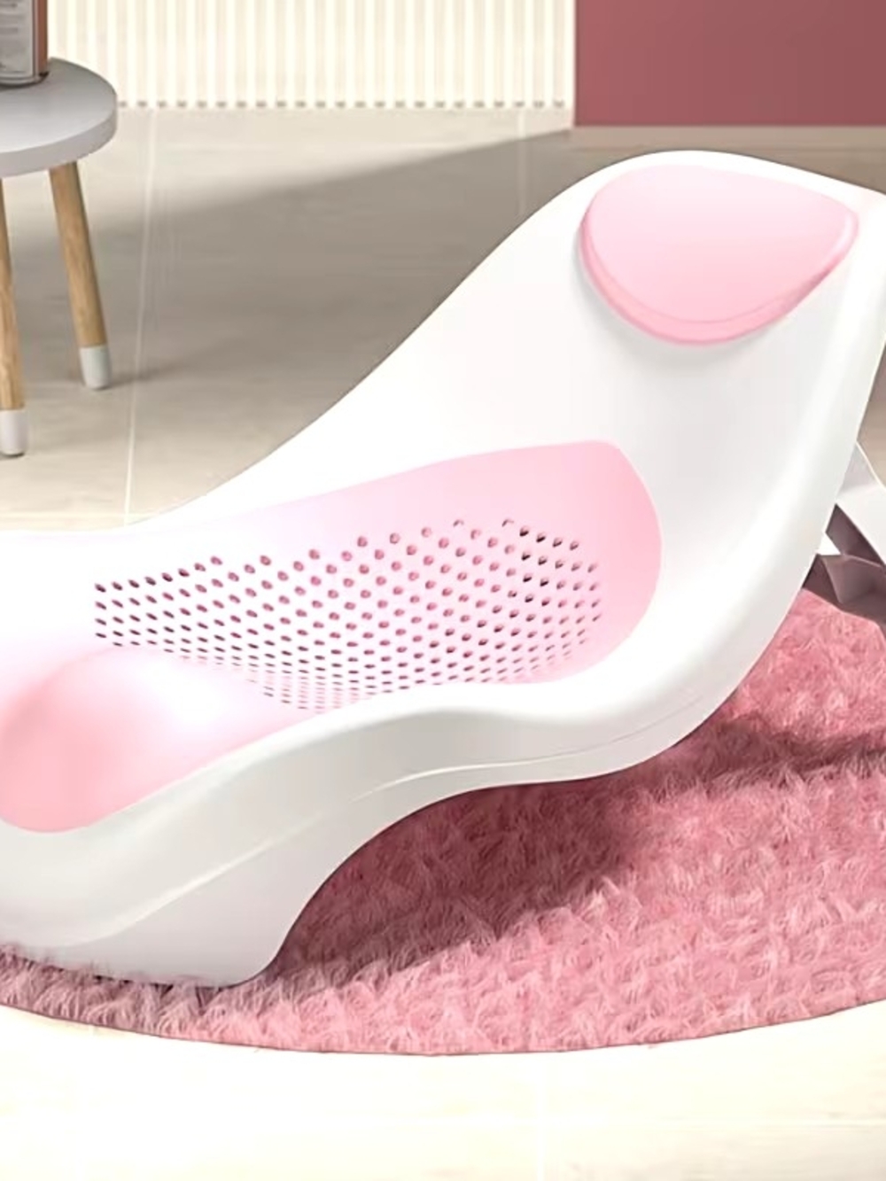 Baby Bath Lounger in Pink